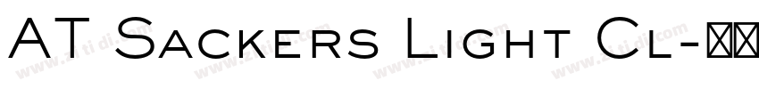AT Sackers Light Cl字体转换